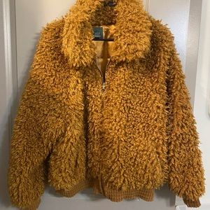 Wild Fable Cropped Shag Jacket